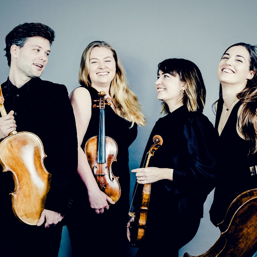 Promobeeld Nikola Meeuwsen, Barbican Quartet en SongHa