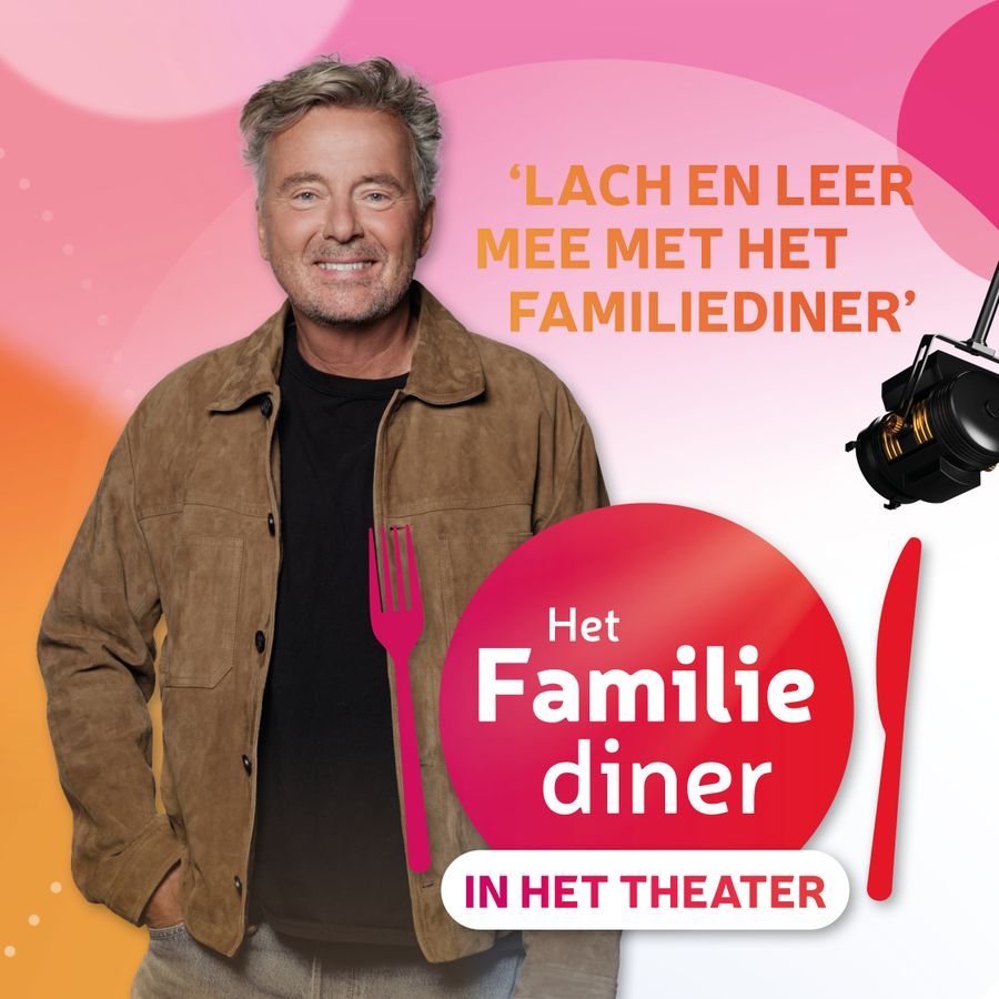 Promobeeld van Het zal je familie maar zijn met Bert van Leeuwen.