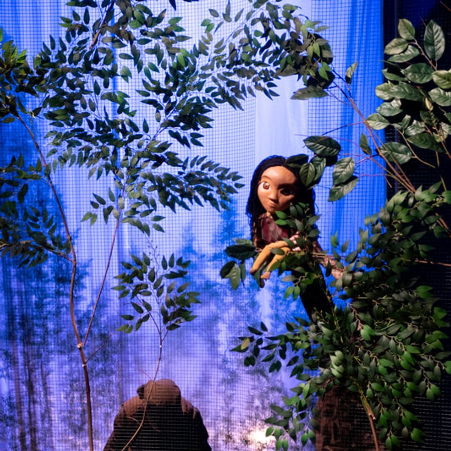 Scenefoto Het Meisje dat de Wereld Schreef (6+) - Cézanne Tegelberg - Wilminktheater - 2027