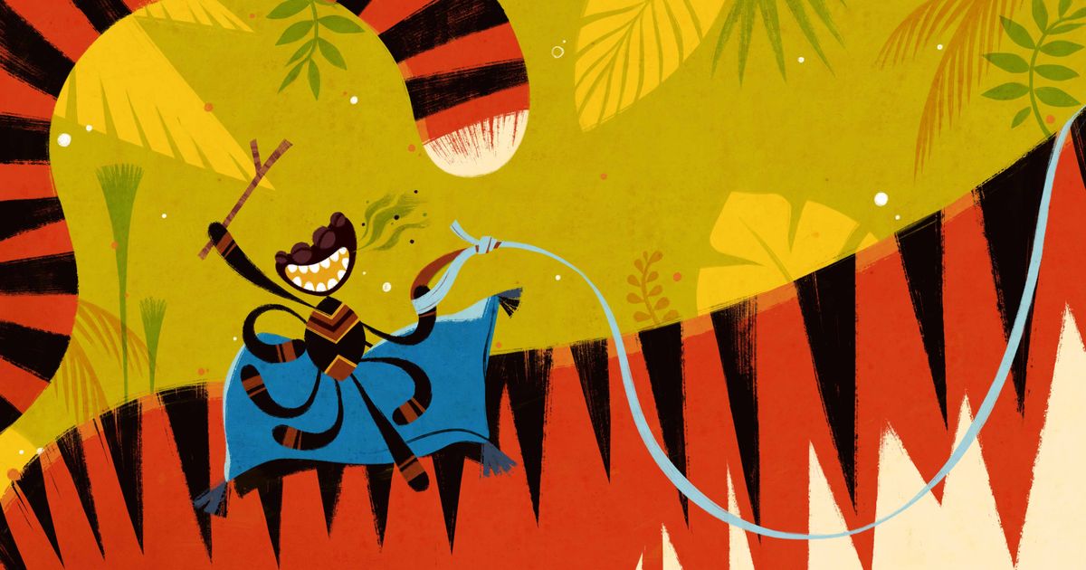 Anansi de spin en de gulzige Tijger (3+) — Vanaf2 Producties