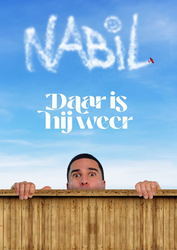 Hoofdbeeld van Daar is hij weer! - Nabil