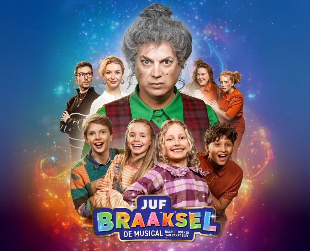 Promobeeld Juf Braaksel de Musical 