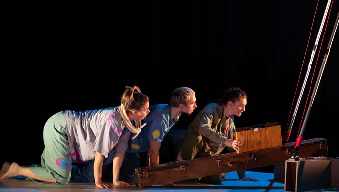 Blikvangers bij het Wilminktheater en Muziekcentrum Enschede