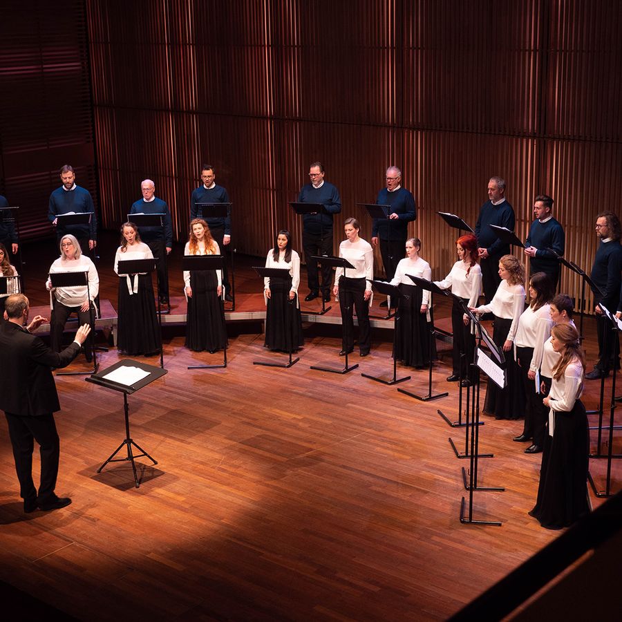 Koormuziek bij het Wilminktheater en Muziekcentrum Enschede